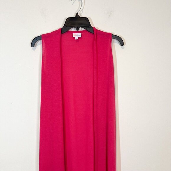 LuLaRoe Cardigan XS Pink Womens Longline Sweater Duster Size Extra‎ Small - Picture 5 of 9